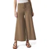 Splendid X Cellajaneblog Wide Leg Ankle Pants In Hazelnut