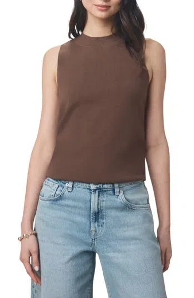 Splendid X @cellajaneblogsleeveless Sleeveless Tank Top In Chocolate Brown