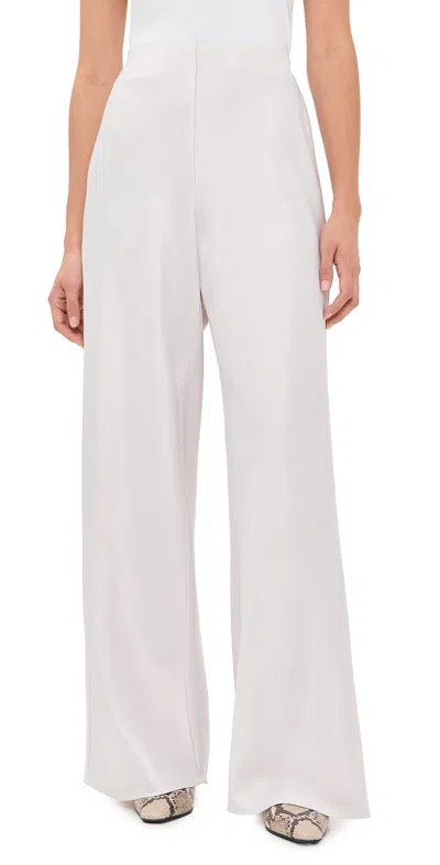 Splendid X Cj Satin Pants Porcelain In White