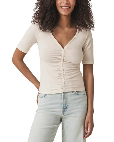 SPLENDID YASMINA RUCHED TEE