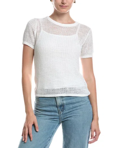 Splendid Yasmine Linen-blend Sweater In White