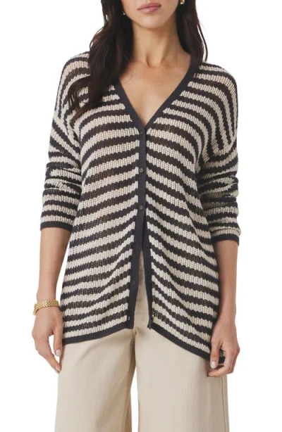 Splendid Yasmine Striped Cardigan In Multi