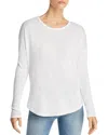 Splendid Zander Drop-shoulder Tee In White