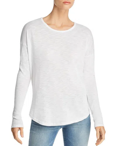 Splendid Zander Drop-shoulder Tee In White