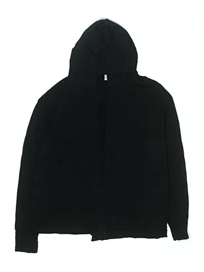 Pre-owned Splendid Kids' Zip Up Hoodie In Black