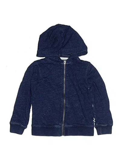 Pre-owned Splendid Kids' Zip Up Hoodie In Blue