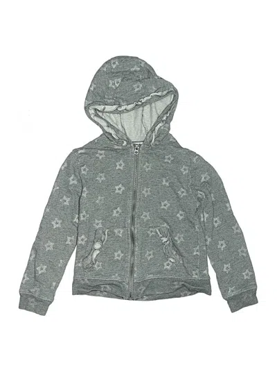 Pre-owned Splendid Kids' Zip Up Hoodie In Gray