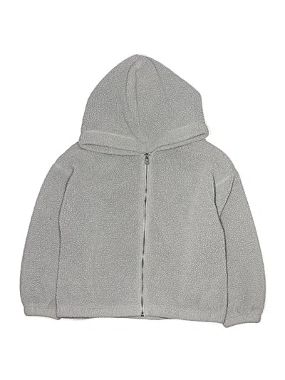 Pre-owned Splendid Kids' Zip Up Hoodie In Gray