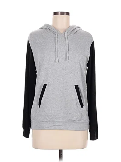 Pre-owned Splendid Zip Up Hoodie In Gray
