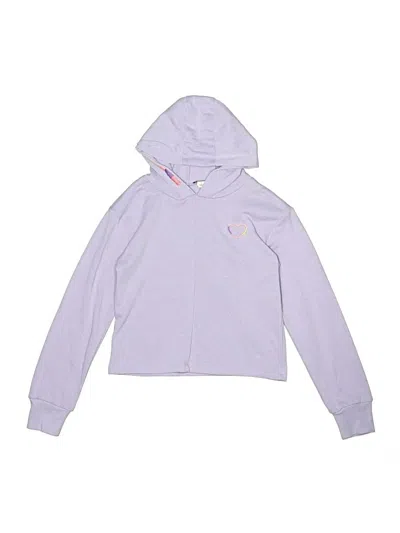 Pre-owned Splendid Kids' Zip Up Hoodie In Purple