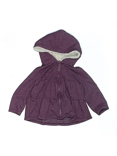Pre-owned Splendid Kids' Zip Up Hoodie In Purple