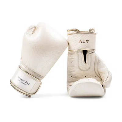 Splendore Women's White Bombshell Boxing Gloves