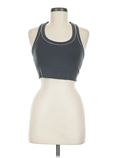 Pre-owned Splits 59 Sleeveless Top Gray Halter Neckline Tops