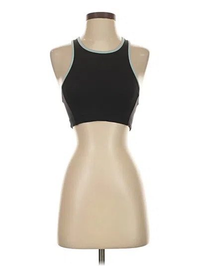 Pre-owned Splits 59 Tank Top Black Halter Neckline Tops