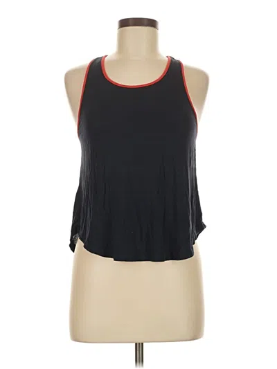 Pre-owned Splits 59 Tank Top Black Halter Neckline Tops