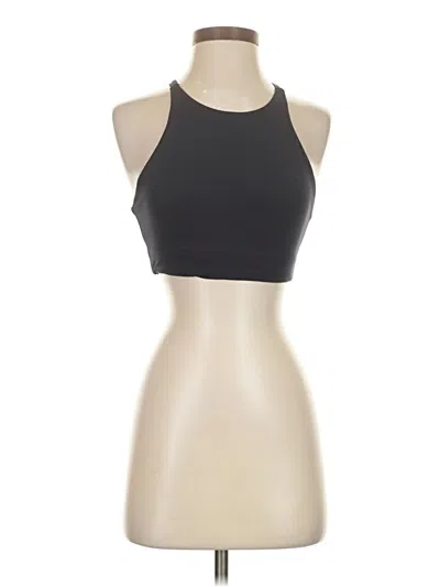 Pre-owned Splits 59 Tank Top Black Halter Neckline Tops