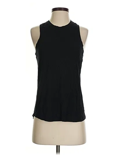 Pre-owned Splits 59 Tank Top Black Halter Neckline Tops