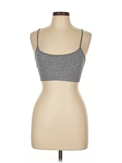 Pre-owned Splits 59 Tank Top Gray Strapless Neckline Tops