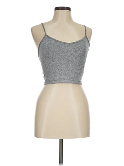 Pre-owned Splits 59 Tank Top Gray Strapless Neckline Tops
