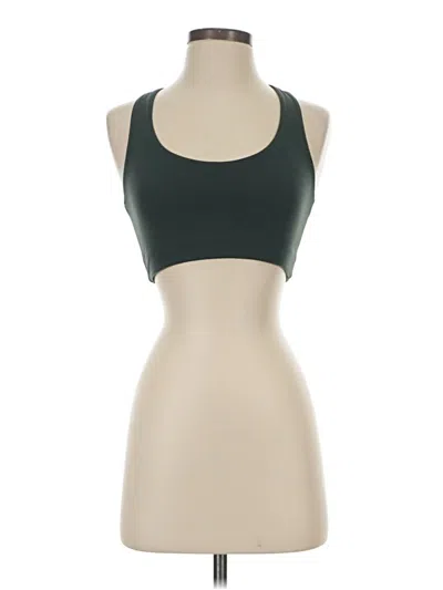 Pre-owned Splits 59 Tank Top Green Halter Neckline Tops