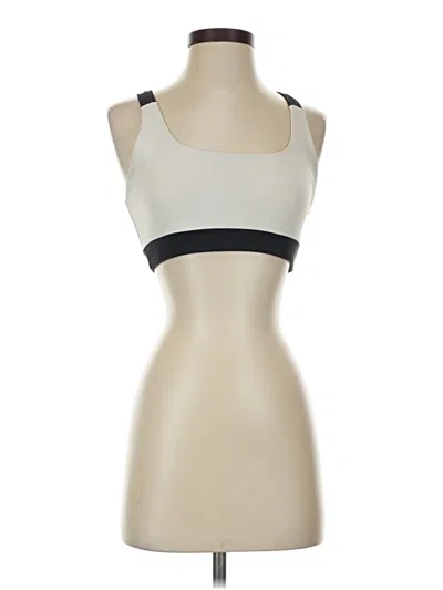 Pre-owned Splits 59 Tank Top Ivory Strapless Neckline Tops