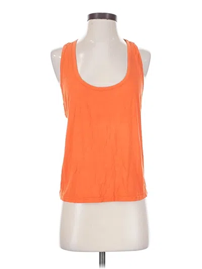 Pre-owned Splits 59 Tank Top Orange Halter Neckline Tops