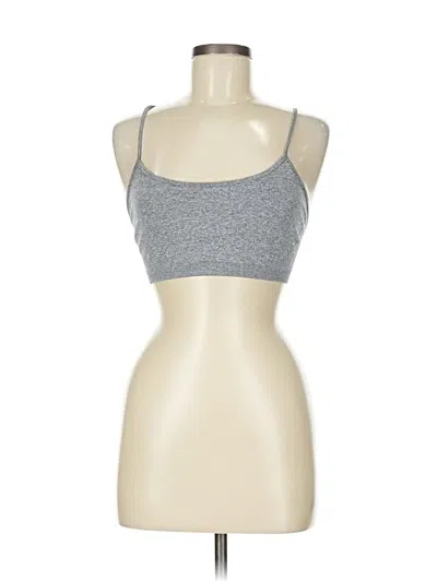 Pre-owned Splits 59 Tank Top Silver Strapless Neckline Tops