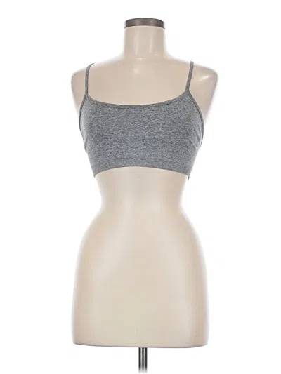 Pre-owned Splits 59 Tank Top Silver Strapless Neckline Tops