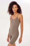 Splits59 Airweight 6” Short Jumpsuit In Gray