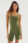 Splits59 Airweight 6” Short Jumpsuit In Green