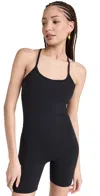 Splits59 Airweight 6'' Stretch Tech Playsuit In Black