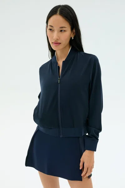 Splits59 Airweight Bomber Jacket In Blue