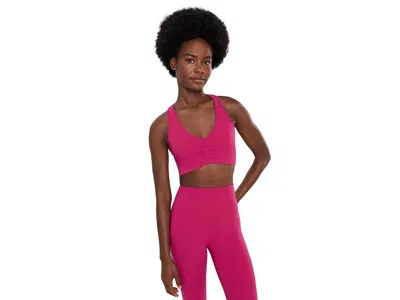Splits59 Airweight Bra With Ruching Women's Bra Sangria: Lg In Red