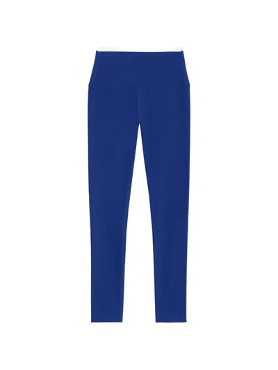Splits59 Airweight Contrast-waistband Leggings In Multi