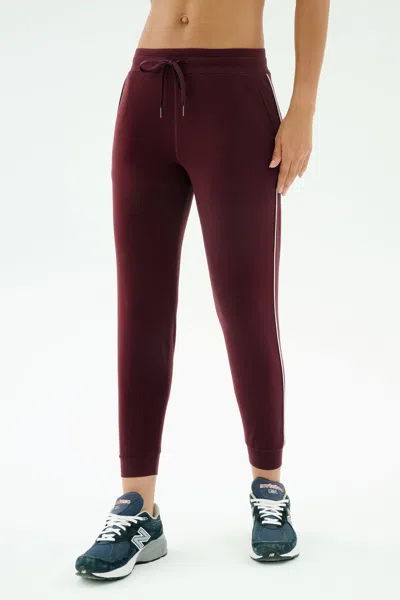 Splits59 Airweight Jogger 7/8 With Piping In Brown