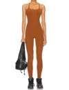 Splits59 Airweight Jumpsuit In Honey In Brown