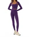Splits59 Airweight Legging In Black Currant In Black
