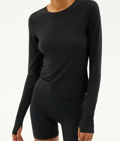 Splits59 Airweight Lite Long Sleeve Top In Black