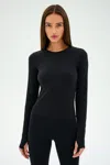 Splits59 Airweight Lite Ls Waist Length In Black