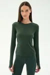 Splits59 Airweight Lite Ls Waist Length In Green
