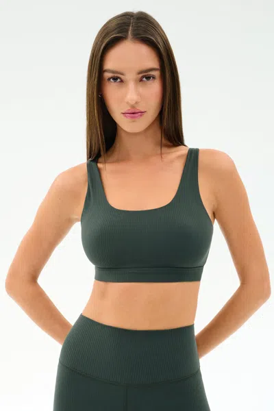 Splits59 Airweight Rib Bra In Green