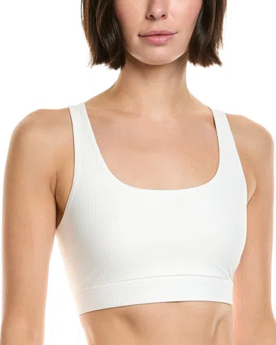 Splits59 Airweight Ribbed Bra In White