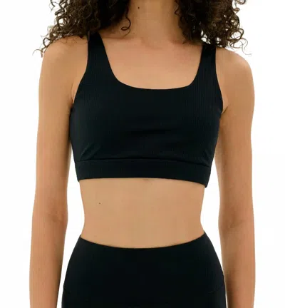 Splits59 Airweight Rib Sports Bra In Black