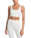 Splits59 Airweight Ribbed Bra In White