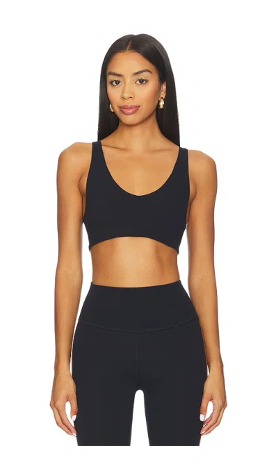 Splits59 Airweight Scoop Back Sports Bra In Black