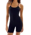 Splits59 Airweight Short Jumpsuit In Black In Black