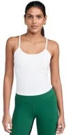 Splits59 Loren Seamless Waist Length Tank Top In White