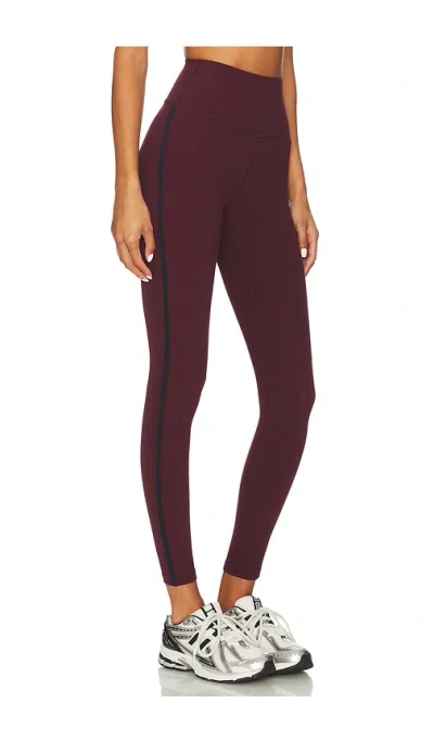Splits59 Amber Air Weight High Waist 7/8 Legging In Burgundy