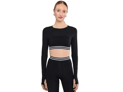 Splits59 Amelia Airweight Lite Shrug In Black
