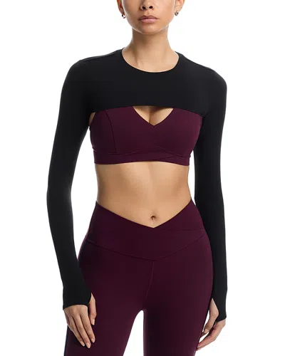 Splits59 Amelia Airweight Shrug In Black